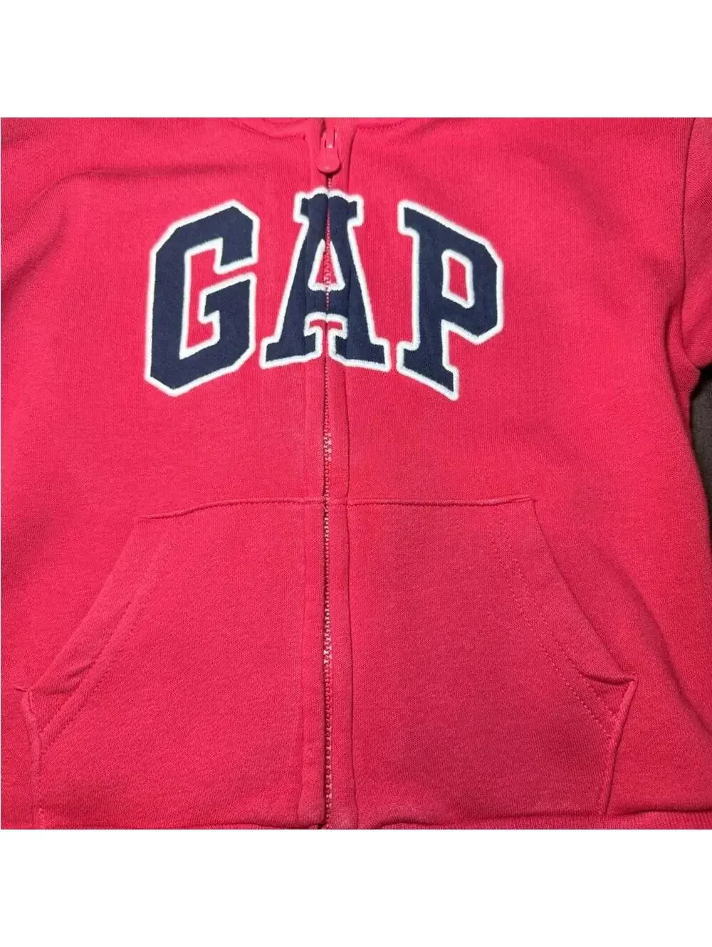 GAP Kids Bold Red Zip-Up Hoodie - Picture 2 of 5